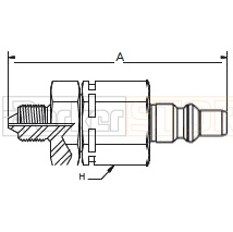 HP006 – Штуцер с обратным клапаном