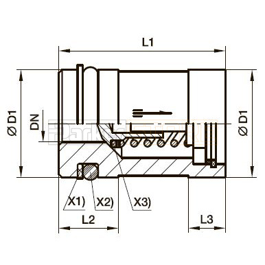 RVP Картридж обратного клапана