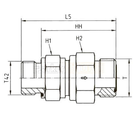 RHV42EDMLOS Обратный клапан